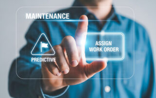 User assigning tasks on a digital screen to define what is work order management for efficient field staff operations.